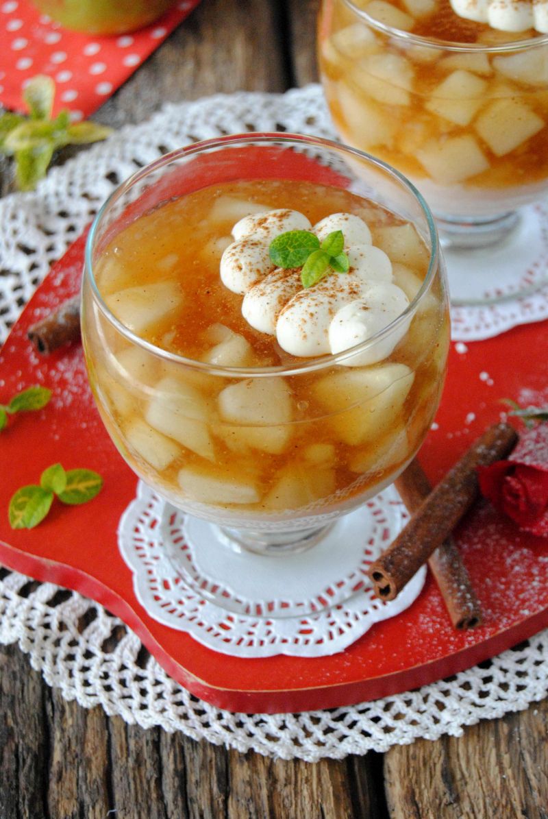 Jabłkowy kisiel z kaszą manna Jabłkowy kisiel z kaszą manna