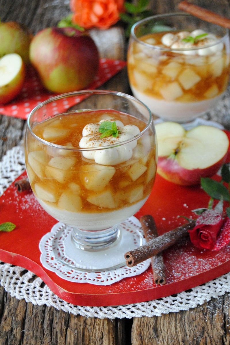 Jabłkowy kisiel z kaszą manna Jabłkowy kisiel z kaszą manna