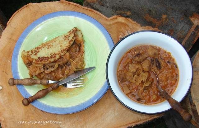 Jadło drwala, albo placki z gulaszem