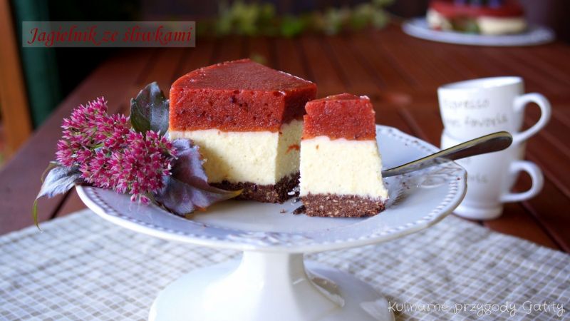 Jagielnik, czyli sernik z musem śliwkowym