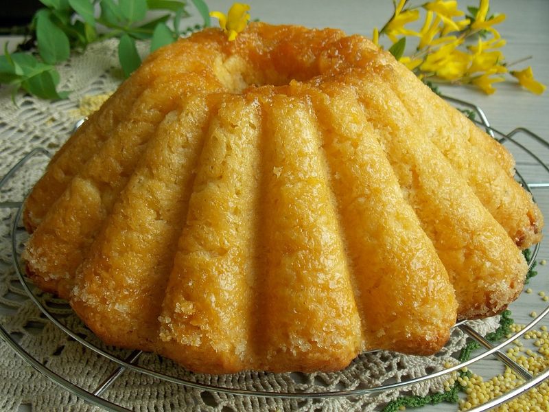 Jaglana babka drożdżowa