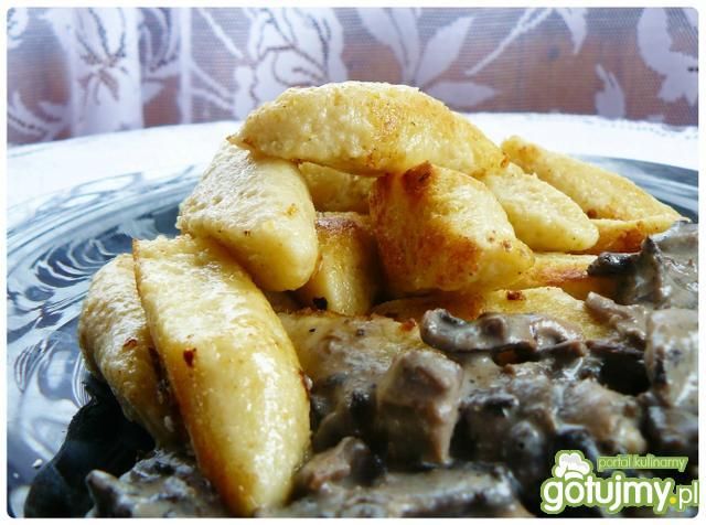 Jaglane kopytka z chrupiącą skórką