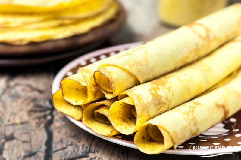 Jaglane, waniliowe naleśniki