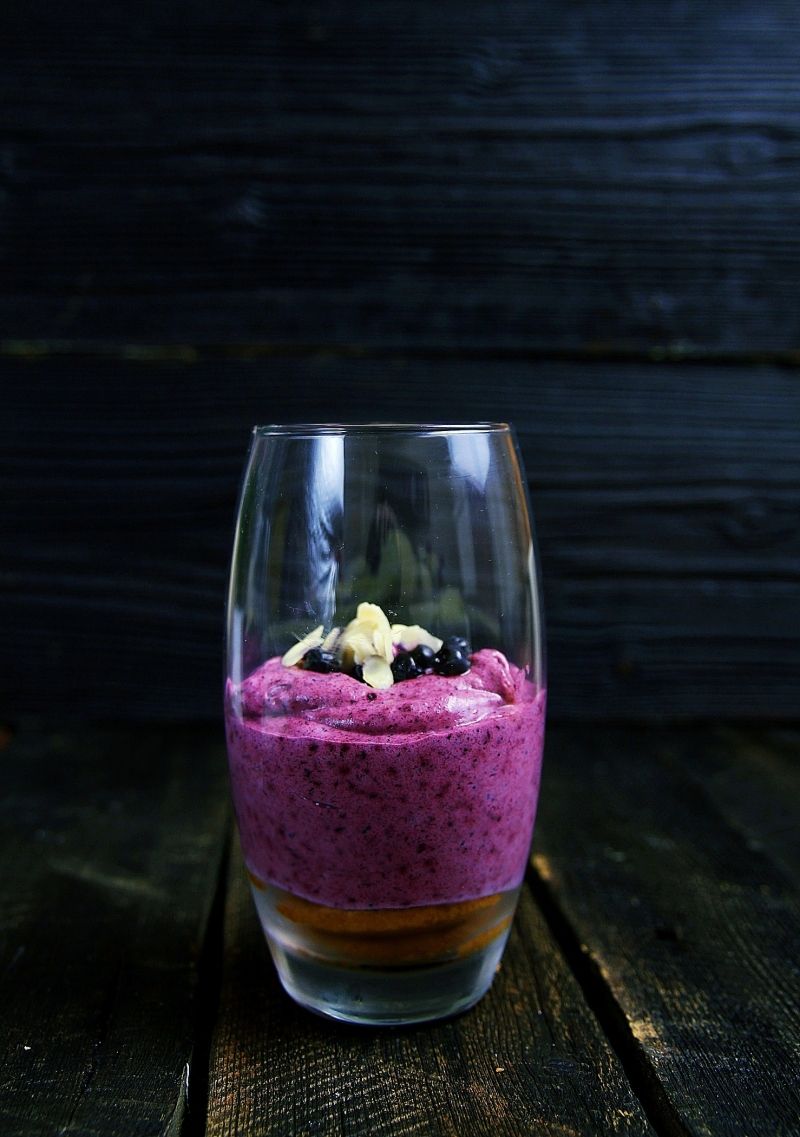 Jagodowa pianka Jagodowa pianka