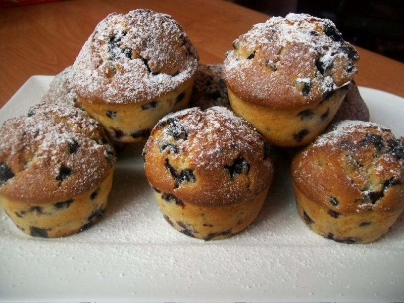 Jagodowe muffinki Jagodowe muffinki