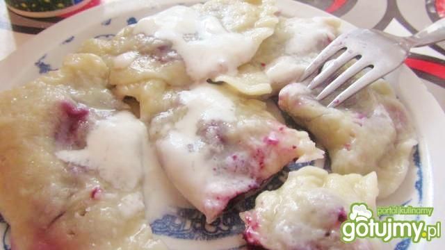 Jagodowe pierożki Jagodowe pierożki