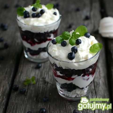 Jagodowy eton mess Jagodowy eton mess