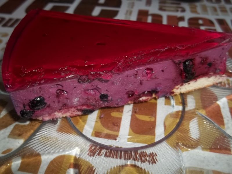 Jagodowy sernik na zimno Jagodowy sernik na zimno