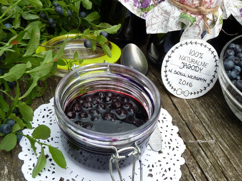 Jagody w soku własnym Jagody w soku własnym