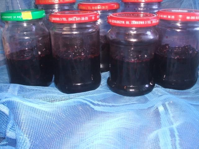 Jagody w sosie własnym