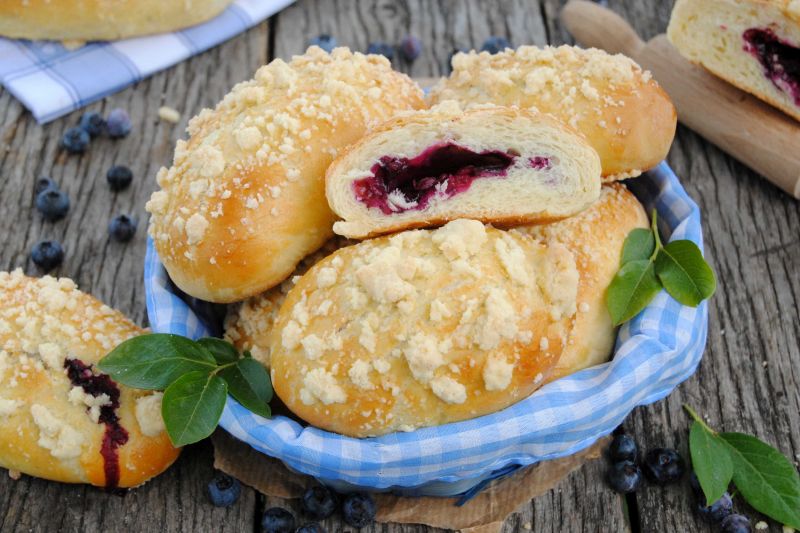 Jagodzianki z kruszonką