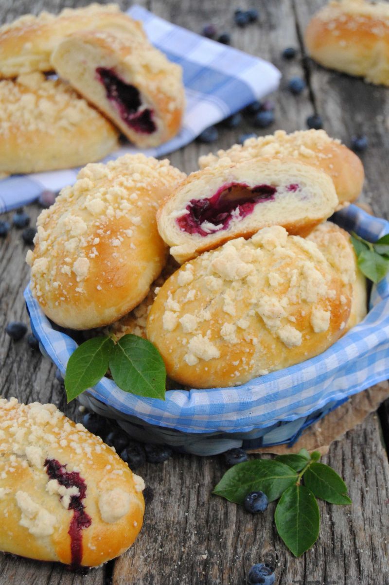 Jagodzianki z kruszonką