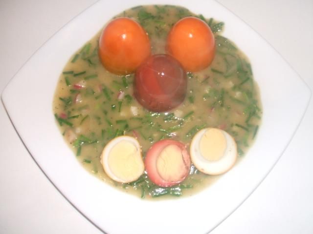 Jaja w sosie szczypiorkowym