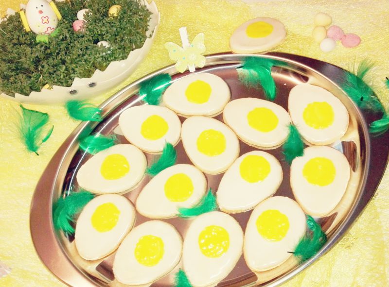 Jajeczka lukrowane