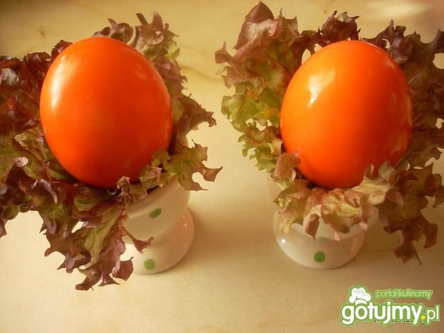 Jajeczka pomidorowo - serowe 
