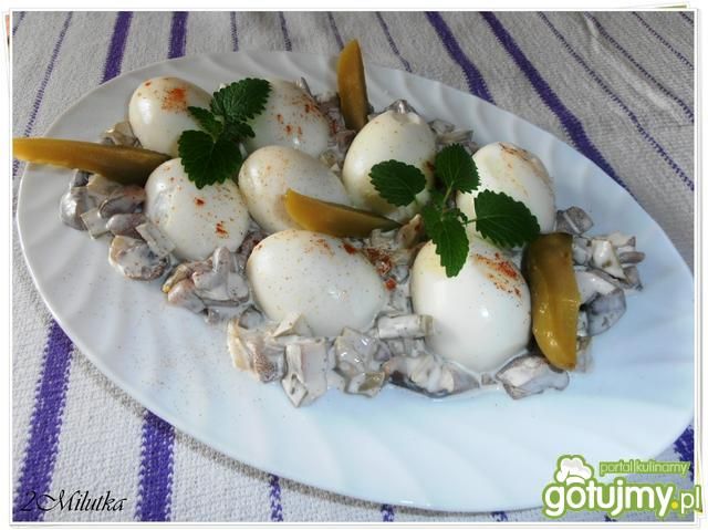 Jajeczka w tatarskim sosie