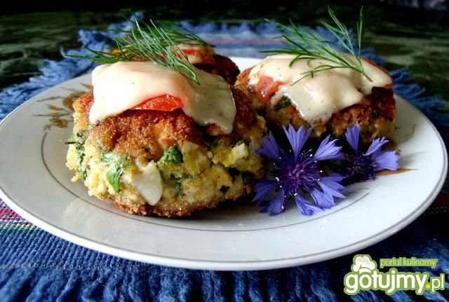 Jajeczne kotleciki z zielonką