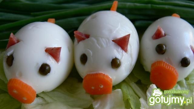 Jajeczne świnki na lodowym wypasie