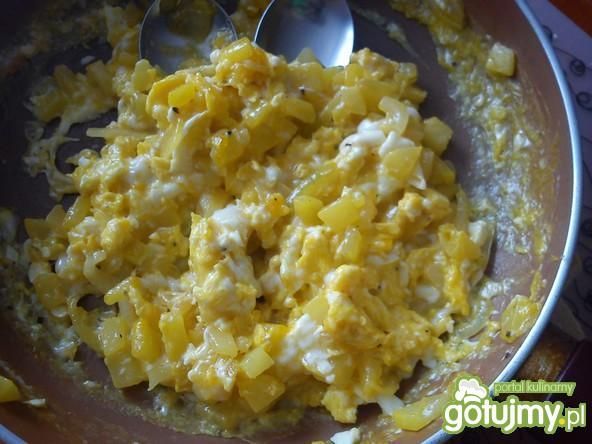 Jajecznica na cukini Jajecznica na cukini