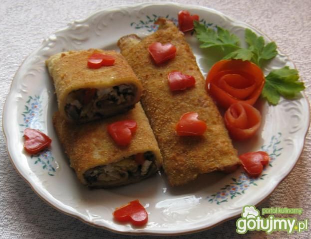 Jajecznica w naleśniku