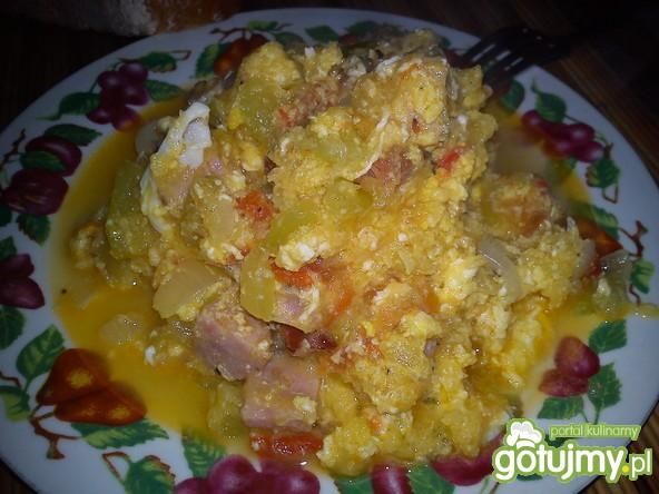 jajecznica z cukinią