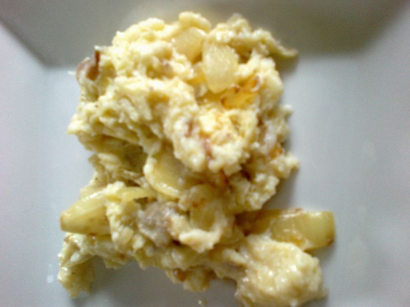 Jajecznica z jaja strusiego