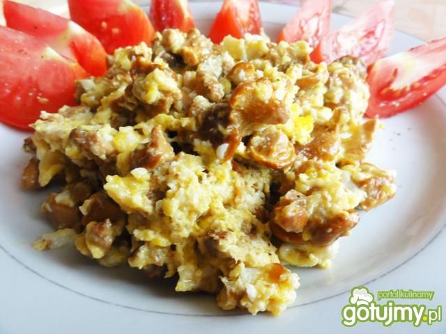 Jajecznica z kurkami 2 Jajecznica z kurkami 2