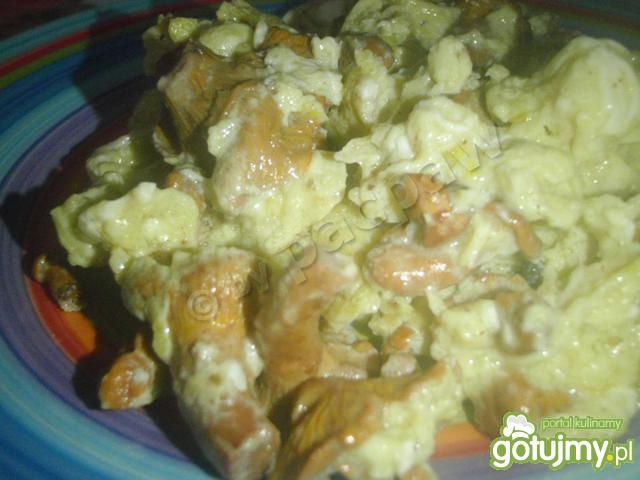 Jajecznica z kurkami  Jajecznica z kurkami