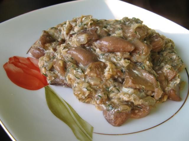 Jajecznica z leśnymi grzybami Jajecznica z leśnymi grzybami