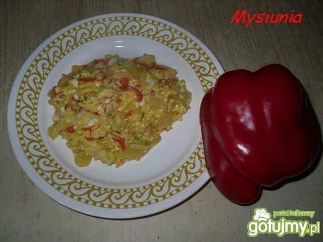 jajecznica z papryką