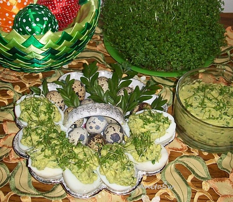 Jajka faszerowane awokado