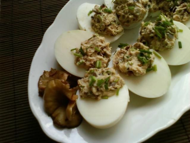 Jajka faszerowane kurkami Jajka faszerowane kurkami