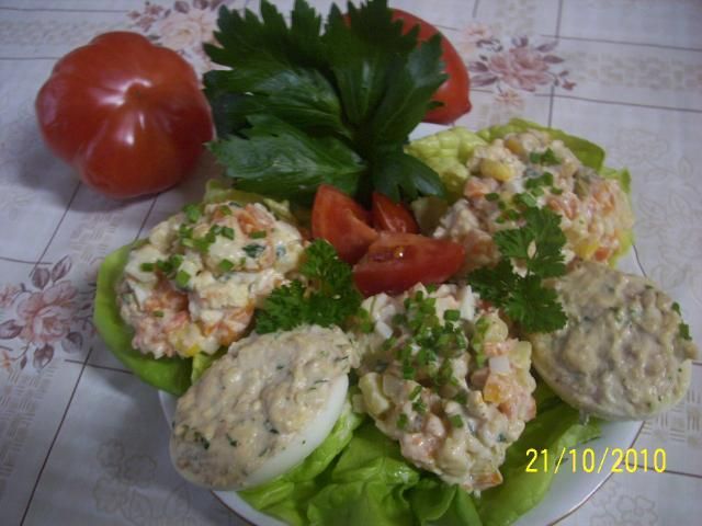 Jajka faszerowane pasztetową