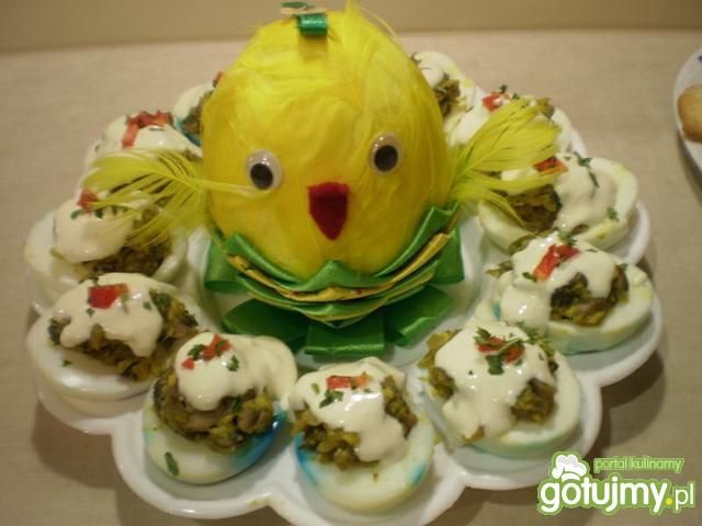 Jajka faszerowane pieczarkami 3