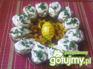 Jajka faszerowane pieczarkami 3 Jajka faszerowane pieczarkami 3