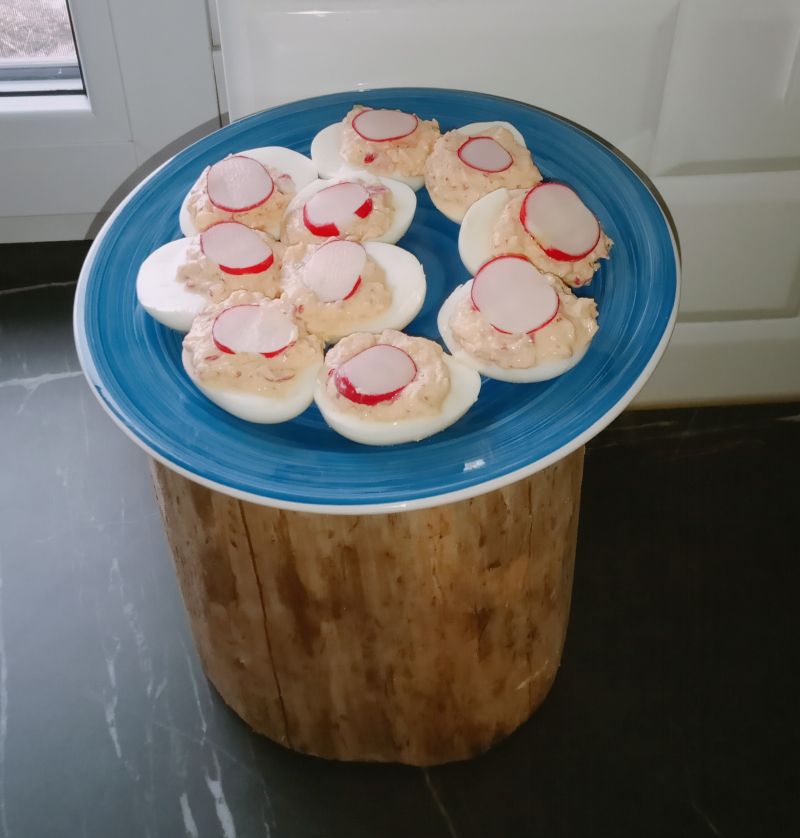 Jajka faszerowane rzodkiewką