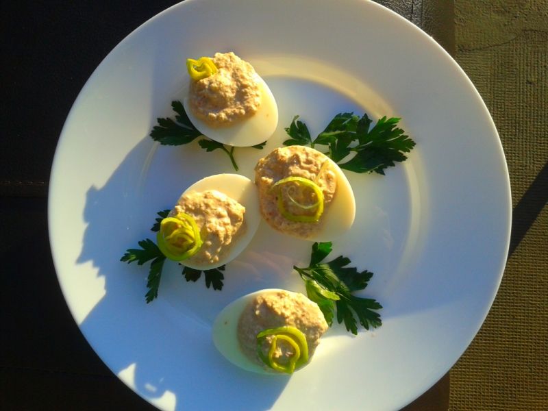  Jajka faszerowane tuńczykiem