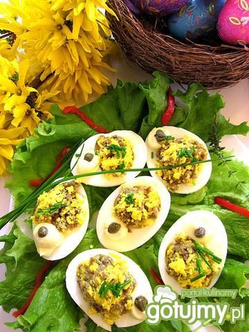 Jajka faszerowane wątróbką