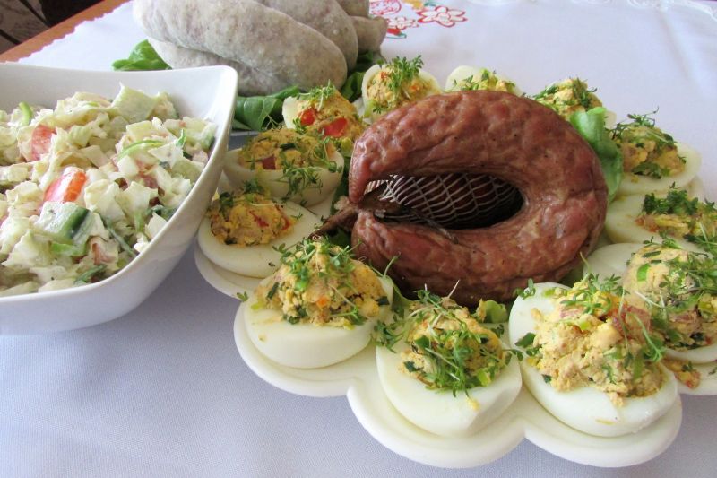Jajka faszerowane z rzeżuchą