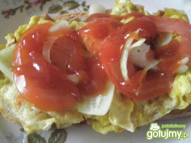 Jajka na chlebie Jajka na chlebie