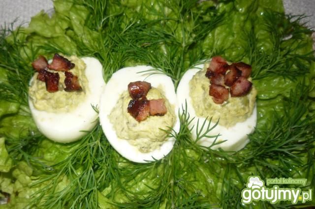Jajka nadziewane bobem Jajka nadziewane bobem