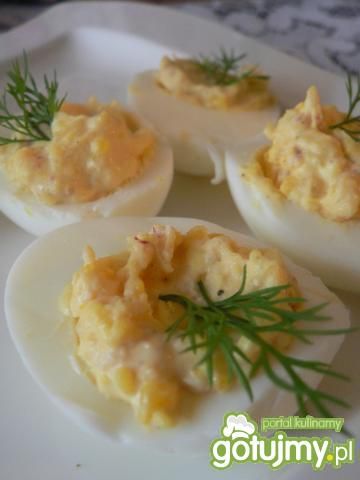 Jajka nadziewane farszem rzodkiewkowym