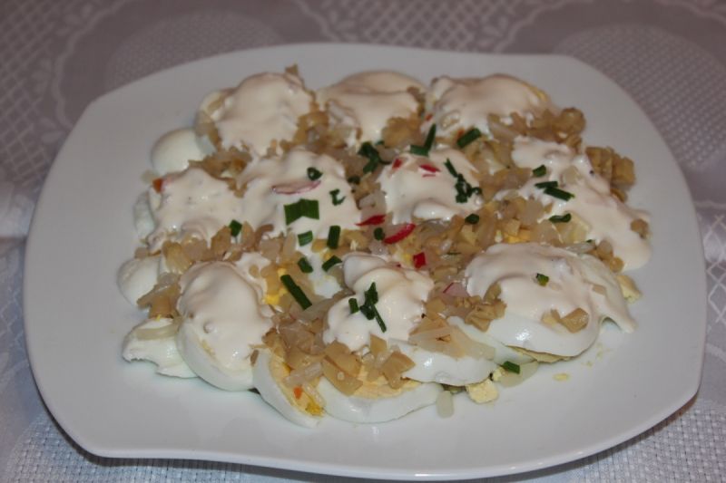 Jajka pod pierzynką Jajka pod pierzynką