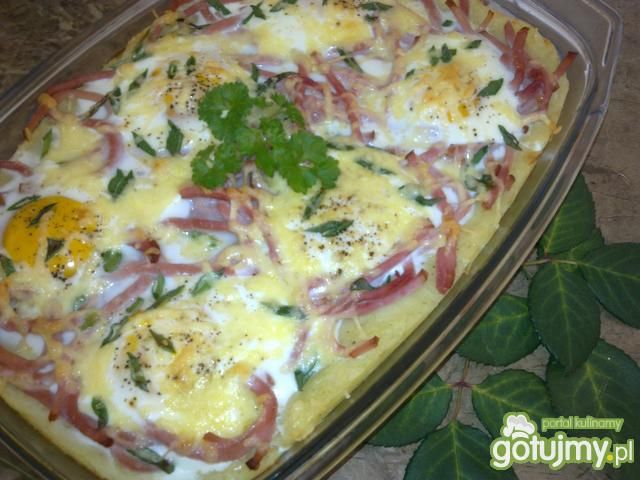 Jajka sadzone z piekarnika