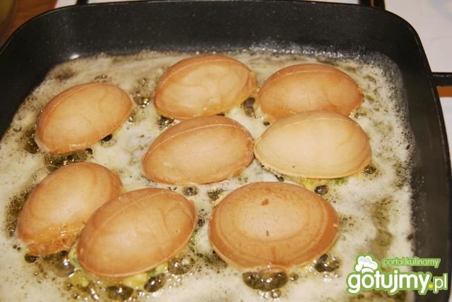 Jajka smażone w vafini :