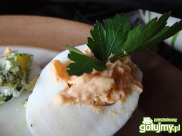 Jajka świąteczne z pasta jajeczną