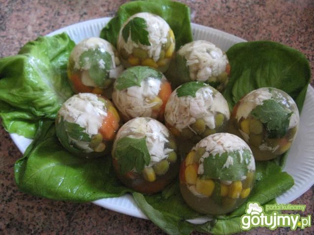 Jajka w galarecie 4 Jajka w galarecie 4