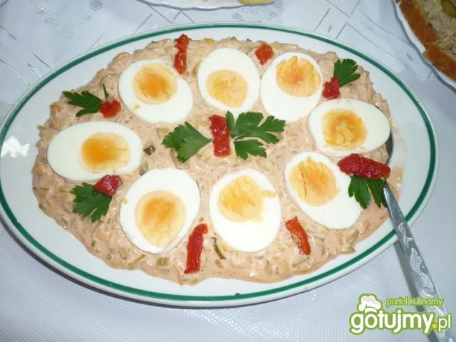 jajka w ketchupowym dressingu jajka w ketchupowym dressingu