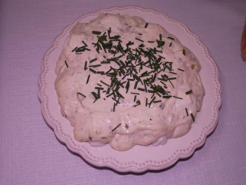 Jajka w sosie ala tatarskim 