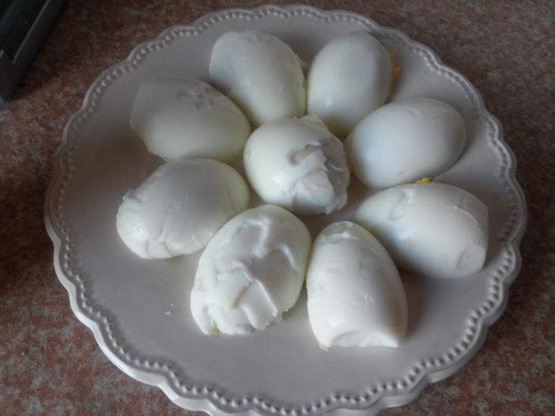 Jajka w sosie ala tatarskim 